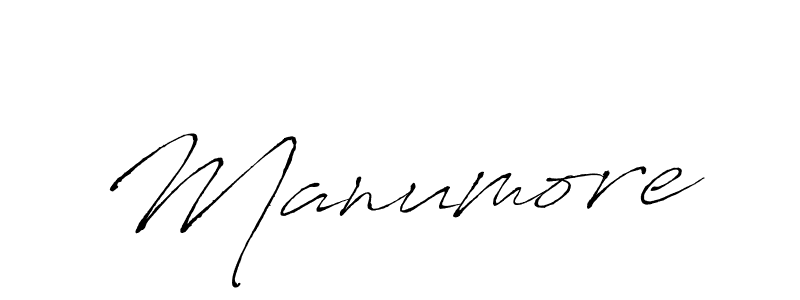 Create a beautiful signature design for name Manumore. With this signature (Antro_Vectra) fonts, you can make a handwritten signature for free. Manumore signature style 6 images and pictures png