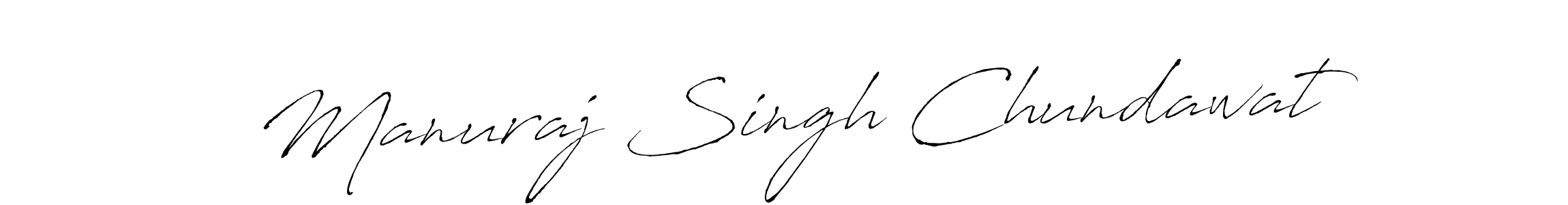 Use a signature maker to create a handwritten signature online. With this signature software, you can design (Antro_Vectra) your own signature for name Manuraj Singh Chundawat. Manuraj Singh Chundawat signature style 6 images and pictures png