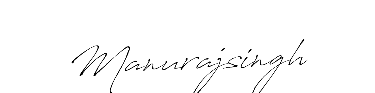 Create a beautiful signature design for name Manurajsingh. With this signature (Antro_Vectra) fonts, you can make a handwritten signature for free. Manurajsingh signature style 6 images and pictures png