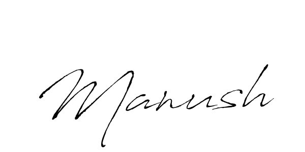 Create a beautiful signature design for name Manush. With this signature (Antro_Vectra) fonts, you can make a handwritten signature for free. Manush signature style 6 images and pictures png