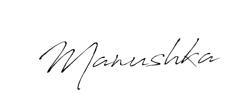 How to make Manushka name signature. Use Antro_Vectra style for creating short signs online. This is the latest handwritten sign. Manushka signature style 6 images and pictures png