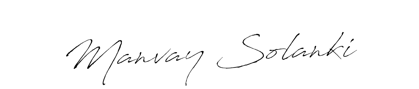Also we have Manvay Solanki name is the best signature style. Create professional handwritten signature collection using Antro_Vectra autograph style. Manvay Solanki signature style 6 images and pictures png