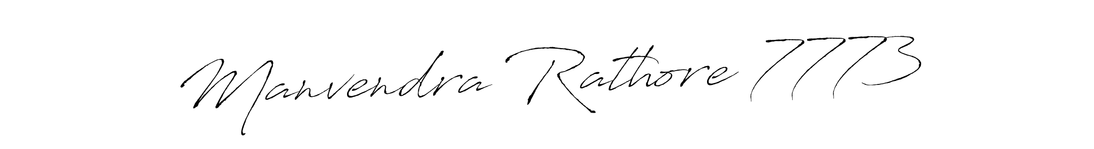 How to make Manvendra Rathore 7773 signature? Antro_Vectra is a professional autograph style. Create handwritten signature for Manvendra Rathore 7773 name. Manvendra Rathore 7773 signature style 6 images and pictures png