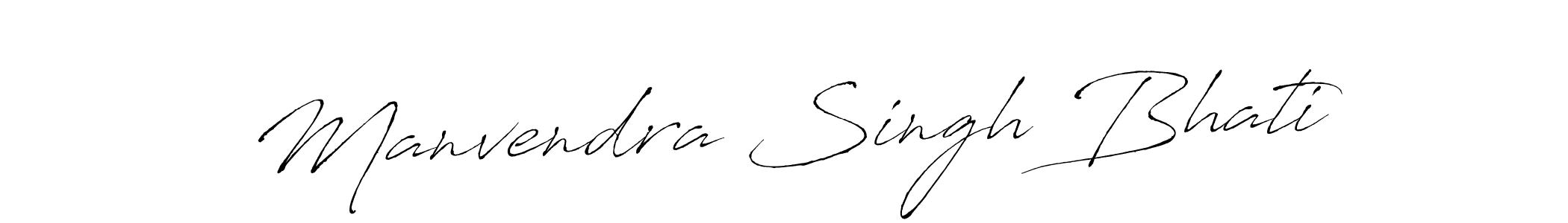 You can use this online signature creator to create a handwritten signature for the name Manvendra Singh Bhati. This is the best online autograph maker. Manvendra Singh Bhati signature style 6 images and pictures png