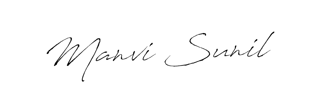 Make a beautiful signature design for name Manvi Sunil. Use this online signature maker to create a handwritten signature for free. Manvi Sunil signature style 6 images and pictures png