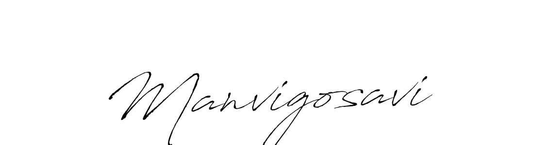 Also You can easily find your signature by using the search form. We will create Manvigosavi name handwritten signature images for you free of cost using Antro_Vectra sign style. Manvigosavi signature style 6 images and pictures png