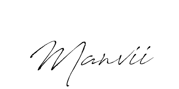 Similarly Antro_Vectra is the best handwritten signature design. Signature creator online .You can use it as an online autograph creator for name Manvii. Manvii signature style 6 images and pictures png