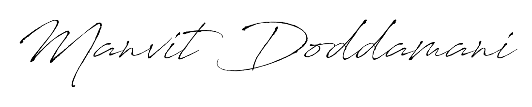 Try this chic Manvit Doddamani handwritten sign style. Using Antro_Vectra font elements, it gives your name a sleek, memorable identity. Manvit Doddamani signature style 6 images and pictures png