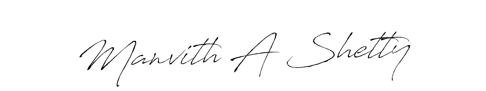 You can use this online signature creator to create a handwritten signature for the name Manvith A Shetty. This is the best online autograph maker. Manvith A Shetty signature style 6 images and pictures png