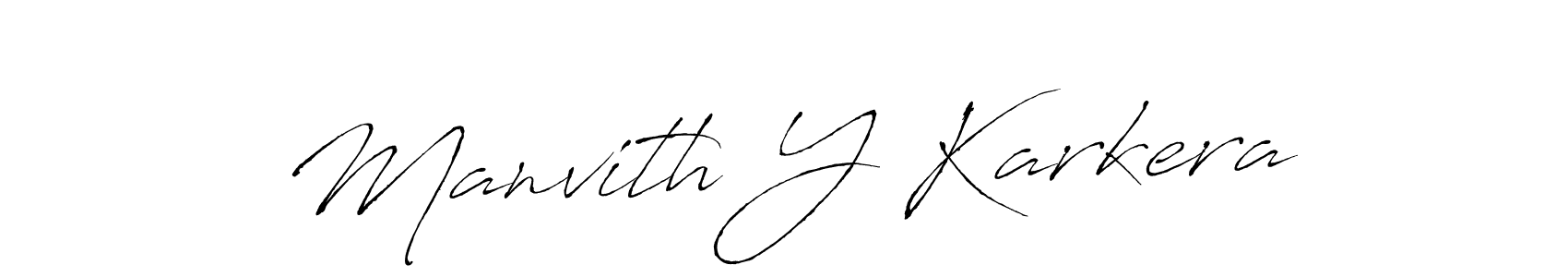 Also You can easily find your signature by using the search form. We will create Manvith Y Karkera name handwritten signature images for you free of cost using Antro_Vectra sign style. Manvith Y Karkera signature style 6 images and pictures png