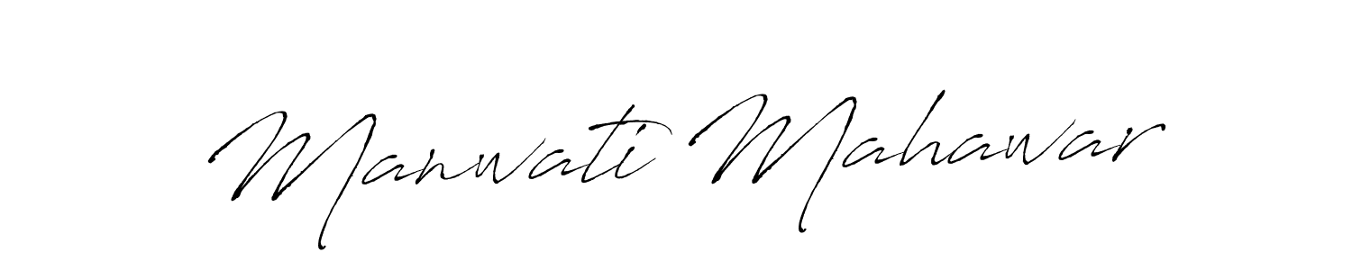 Also You can easily find your signature by using the search form. We will create Manwati Mahawar name handwritten signature images for you free of cost using Antro_Vectra sign style. Manwati Mahawar signature style 6 images and pictures png