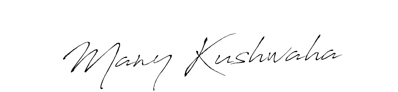 How to make Many Kushwaha signature? Antro_Vectra is a professional autograph style. Create handwritten signature for Many Kushwaha name. Many Kushwaha signature style 6 images and pictures png