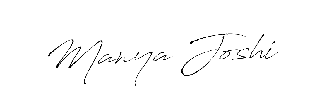 Use a signature maker to create a handwritten signature online. With this signature software, you can design (Antro_Vectra) your own signature for name Manya Joshi. Manya Joshi signature style 6 images and pictures png