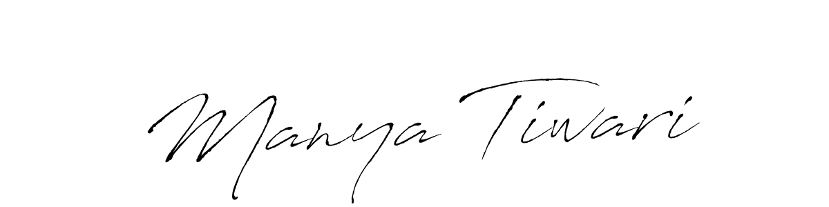 Antro_Vectra is a professional signature style that is perfect for those who want to add a touch of class to their signature. It is also a great choice for those who want to make their signature more unique. Get Manya Tiwari name to fancy signature for free. Manya Tiwari signature style 6 images and pictures png