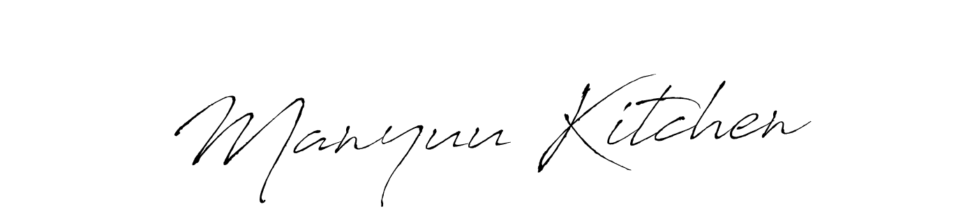 Also You can easily find your signature by using the search form. We will create Manyuu Kitchen name handwritten signature images for you free of cost using Antro_Vectra sign style. Manyuu Kitchen signature style 6 images and pictures png