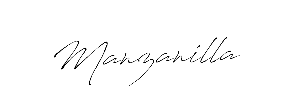 Design your own signature with our free online signature maker. With this signature software, you can create a handwritten (Antro_Vectra) signature for name Manzanilla. Manzanilla signature style 6 images and pictures png