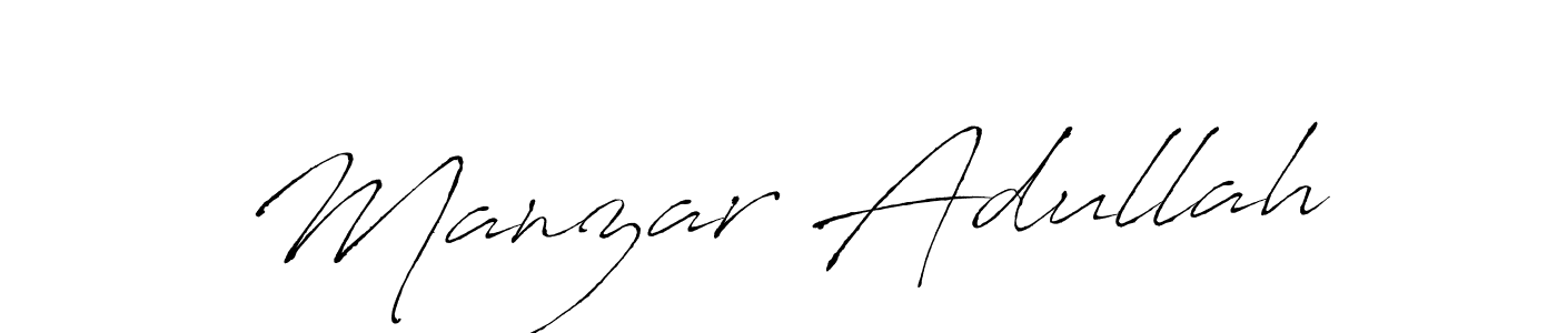 Make a beautiful signature design for name Manzar Adullah. Use this online signature maker to create a handwritten signature for free. Manzar Adullah signature style 6 images and pictures png