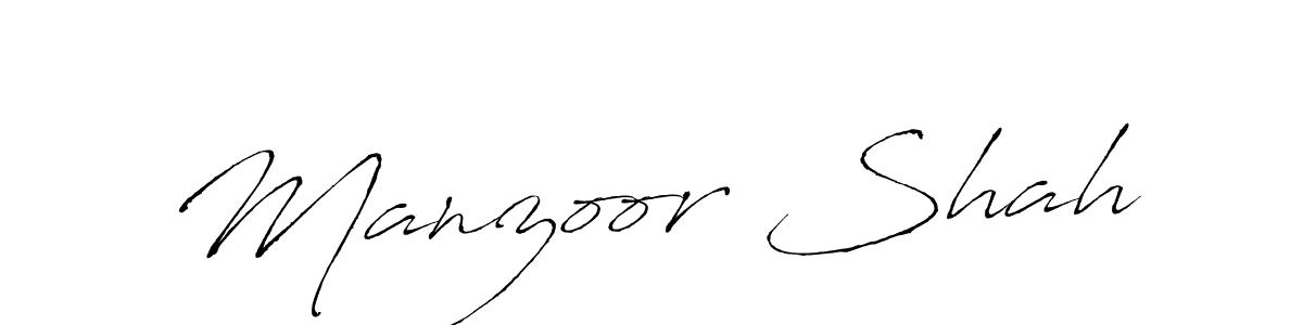 Make a beautiful signature design for name Manzoor Shah. Use this online signature maker to create a handwritten signature for free. Manzoor Shah signature style 6 images and pictures png