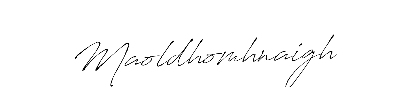 Antro_Vectra is a professional signature style that is perfect for those who want to add a touch of class to their signature. It is also a great choice for those who want to make their signature more unique. Get Maoldhomhnaigh name to fancy signature for free. Maoldhomhnaigh signature style 6 images and pictures png