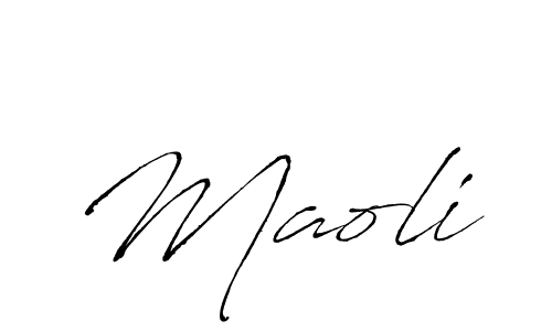 How to make Maoli signature? Antro_Vectra is a professional autograph style. Create handwritten signature for Maoli name. Maoli signature style 6 images and pictures png