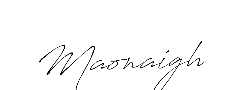 Maonaigh stylish signature style. Best Handwritten Sign (Antro_Vectra) for my name. Handwritten Signature Collection Ideas for my name Maonaigh. Maonaigh signature style 6 images and pictures png