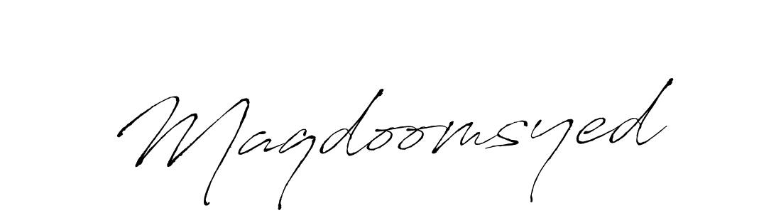 Make a beautiful signature design for name Maqdoomsyed. Use this online signature maker to create a handwritten signature for free. Maqdoomsyed signature style 6 images and pictures png