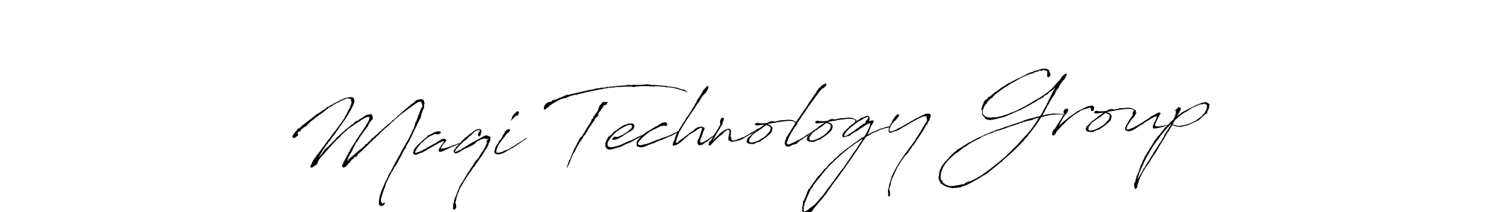 Once you've used our free online signature maker to create your best signature Antro_Vectra style, it's time to enjoy all of the benefits that Maqi Technology Group name signing documents. Maqi Technology Group signature style 6 images and pictures png