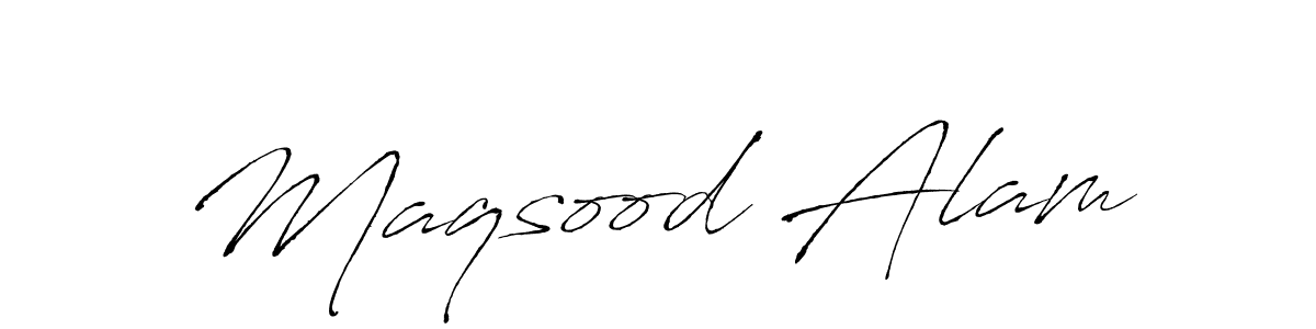 How to make Maqsood Alam signature? Antro_Vectra is a professional autograph style. Create handwritten signature for Maqsood Alam name. Maqsood Alam signature style 6 images and pictures png