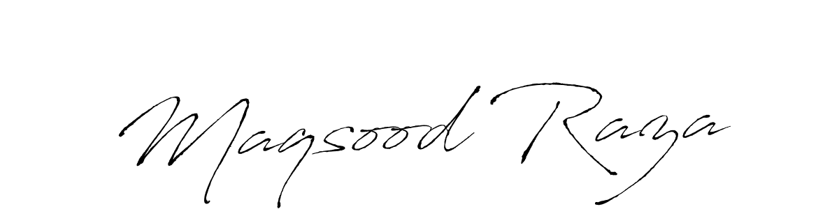 How to make Maqsood Raza signature? Antro_Vectra is a professional autograph style. Create handwritten signature for Maqsood Raza name. Maqsood Raza signature style 6 images and pictures png