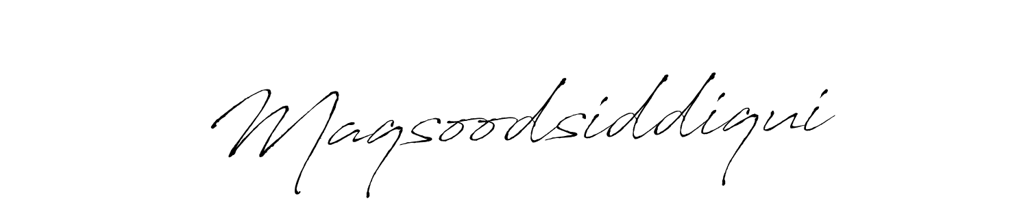 Use a signature maker to create a handwritten signature online. With this signature software, you can design (Antro_Vectra) your own signature for name Maqsoodsiddiqui. Maqsoodsiddiqui signature style 6 images and pictures png