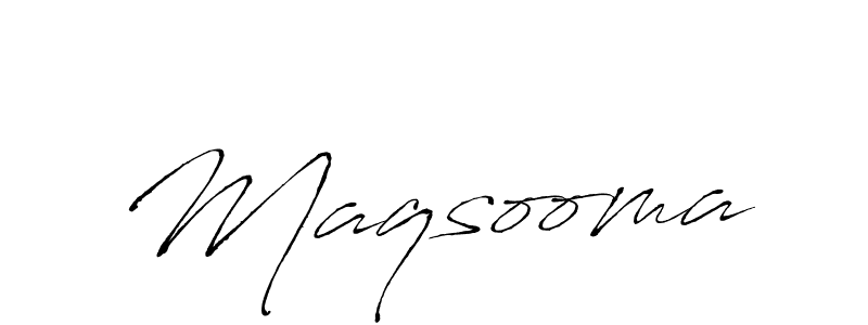 Make a beautiful signature design for name Maqsooma. With this signature (Antro_Vectra) style, you can create a handwritten signature for free. Maqsooma signature style 6 images and pictures png