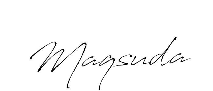 Design your own signature with our free online signature maker. With this signature software, you can create a handwritten (Antro_Vectra) signature for name Maqsuda. Maqsuda signature style 6 images and pictures png