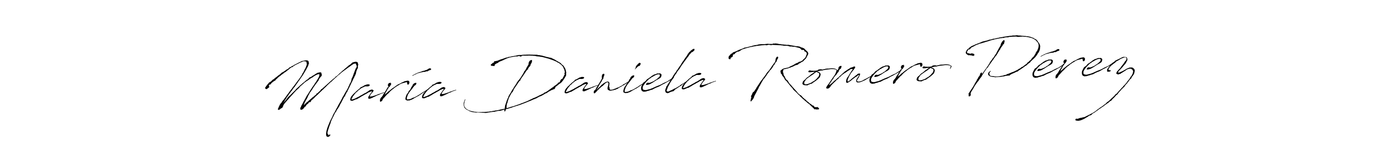 Also You can easily find your signature by using the search form. We will create María Daniela Romero Pérez name handwritten signature images for you free of cost using Antro_Vectra sign style. María Daniela Romero Pérez signature style 6 images and pictures png