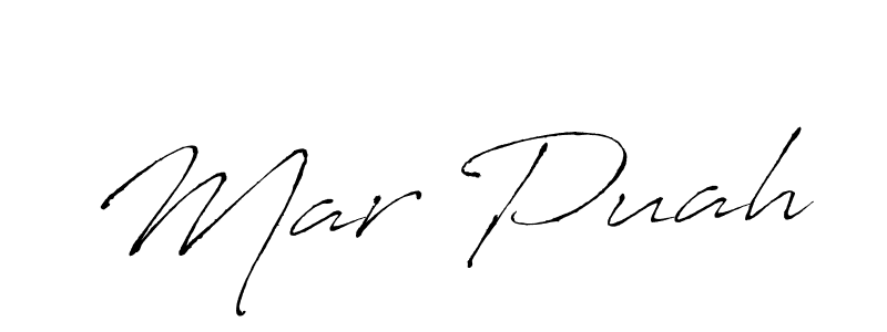 How to make Mar Puah name signature. Use Antro_Vectra style for creating short signs online. This is the latest handwritten sign. Mar Puah signature style 6 images and pictures png