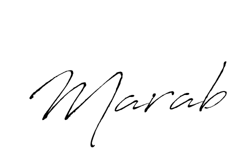 Use a signature maker to create a handwritten signature online. With this signature software, you can design (Antro_Vectra) your own signature for name Marab. Marab signature style 6 images and pictures png