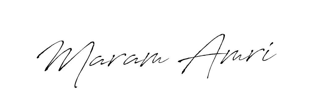 The best way (Antro_Vectra) to make a short signature is to pick only two or three words in your name. The name Maram Amri include a total of six letters. For converting this name. Maram Amri signature style 6 images and pictures png