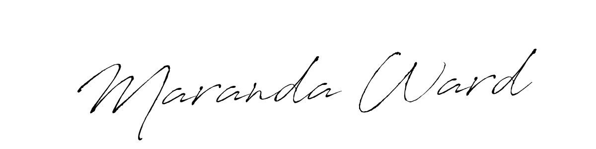 Make a beautiful signature design for name Maranda Ward. Use this online signature maker to create a handwritten signature for free. Maranda Ward signature style 6 images and pictures png