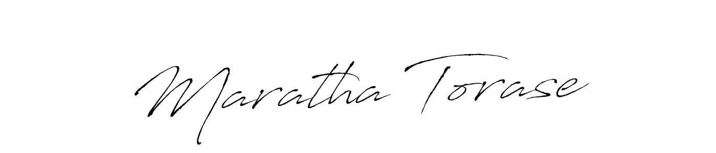 Use a signature maker to create a handwritten signature online. With this signature software, you can design (Antro_Vectra) your own signature for name Maratha Torase. Maratha Torase signature style 6 images and pictures png