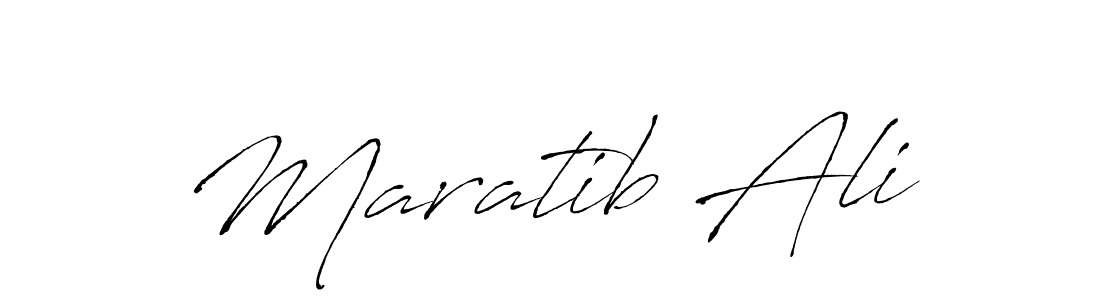 Maratib Ali stylish signature style. Best Handwritten Sign (Antro_Vectra) for my name. Handwritten Signature Collection Ideas for my name Maratib Ali. Maratib Ali signature style 6 images and pictures png