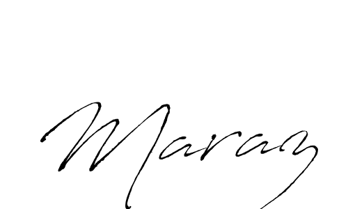 Use a signature maker to create a handwritten signature online. With this signature software, you can design (Antro_Vectra) your own signature for name Maraz. Maraz signature style 6 images and pictures png