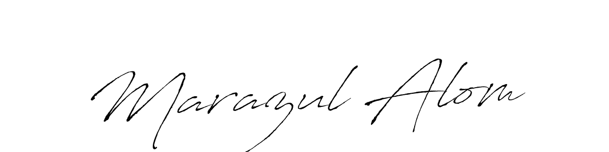 Marazul Alom stylish signature style. Best Handwritten Sign (Antro_Vectra) for my name. Handwritten Signature Collection Ideas for my name Marazul Alom. Marazul Alom signature style 6 images and pictures png