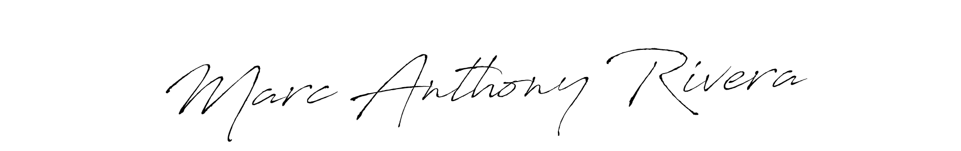 Make a beautiful signature design for name Marc Anthony Rivera. With this signature (Antro_Vectra) style, you can create a handwritten signature for free. Marc Anthony Rivera signature style 6 images and pictures png