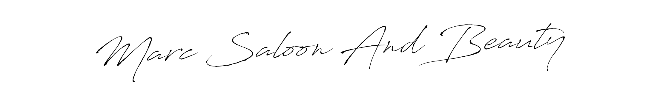 Make a short Marc Saloon And Beauty signature style. Manage your documents anywhere anytime using Antro_Vectra. Create and add eSignatures, submit forms, share and send files easily. Marc Saloon And Beauty signature style 6 images and pictures png