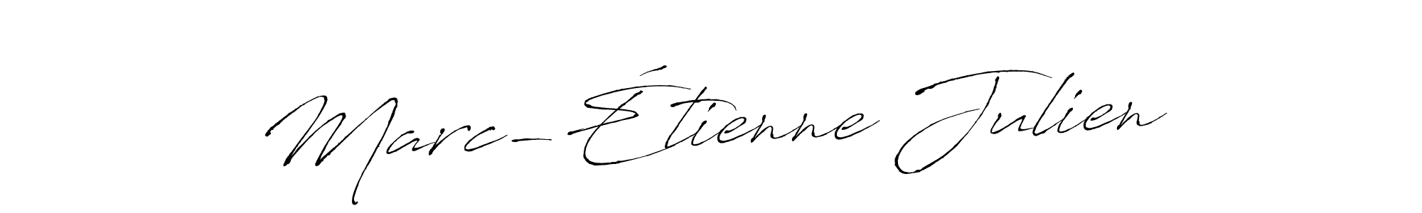 The best way (Antro_Vectra) to make a short signature is to pick only two or three words in your name. The name Marc-Étienne Julien include a total of six letters. For converting this name. Marc-Étienne Julien signature style 6 images and pictures png