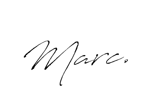 Create a beautiful signature design for name Marc.. With this signature (Antro_Vectra) fonts, you can make a handwritten signature for free. Marc. signature style 6 images and pictures png