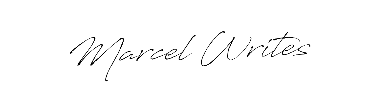 It looks lik you need a new signature style for name Marcel Writes. Design unique handwritten (Antro_Vectra) signature with our free signature maker in just a few clicks. Marcel Writes signature style 6 images and pictures png