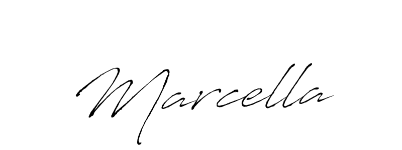 Design your own signature with our free online signature maker. With this signature software, you can create a handwritten (Antro_Vectra) signature for name Marcella. Marcella signature style 6 images and pictures png