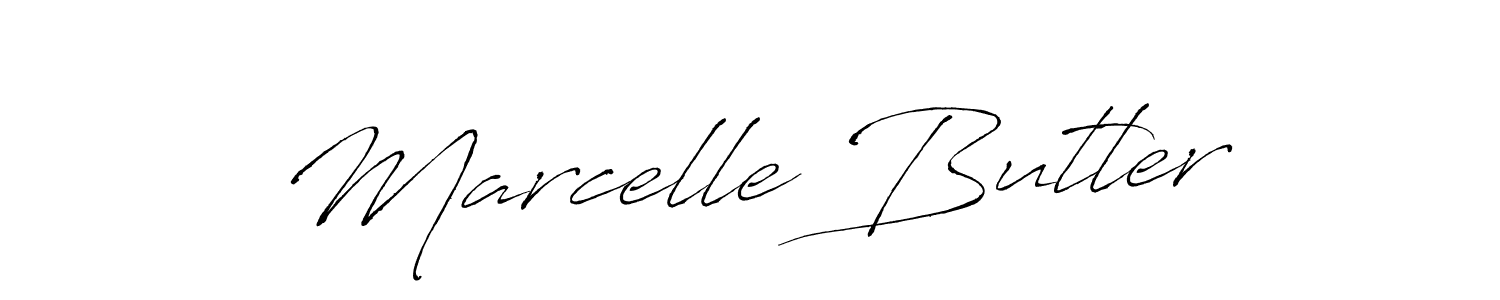 Use a signature maker to create a handwritten signature online. With this signature software, you can design (Antro_Vectra) your own signature for name Marcelle Butler. Marcelle Butler signature style 6 images and pictures png