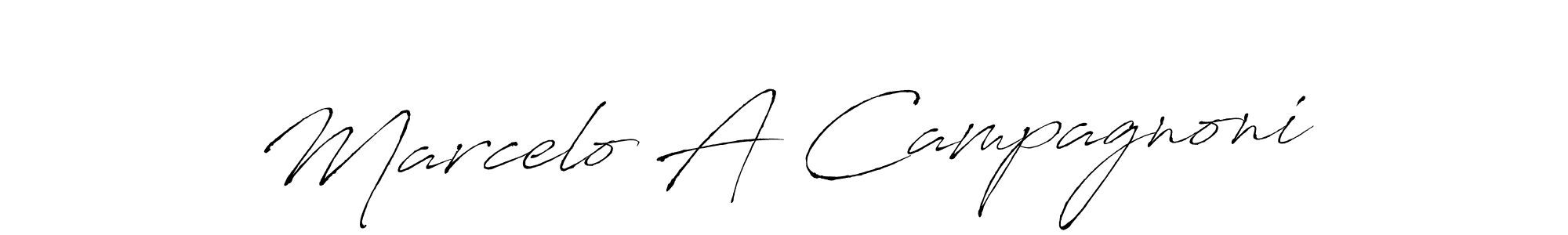 It looks lik you need a new signature style for name Marcelo A Campagnoni. Design unique handwritten (Antro_Vectra) signature with our free signature maker in just a few clicks. Marcelo A Campagnoni signature style 6 images and pictures png