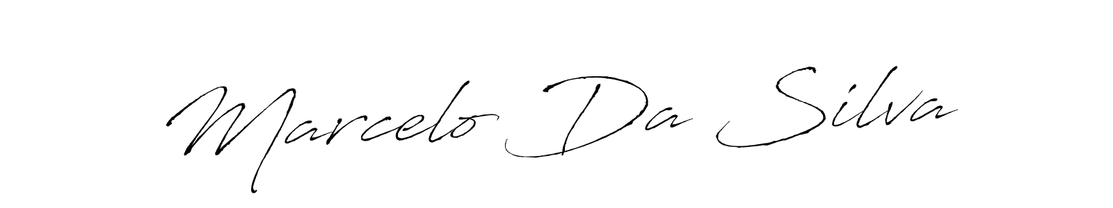 Make a beautiful signature design for name Marcelo Da Silva. With this signature (Antro_Vectra) style, you can create a handwritten signature for free. Marcelo Da Silva signature style 6 images and pictures png